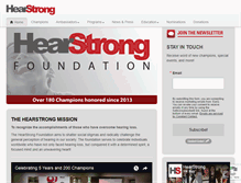 Tablet Screenshot of hearstrong.org